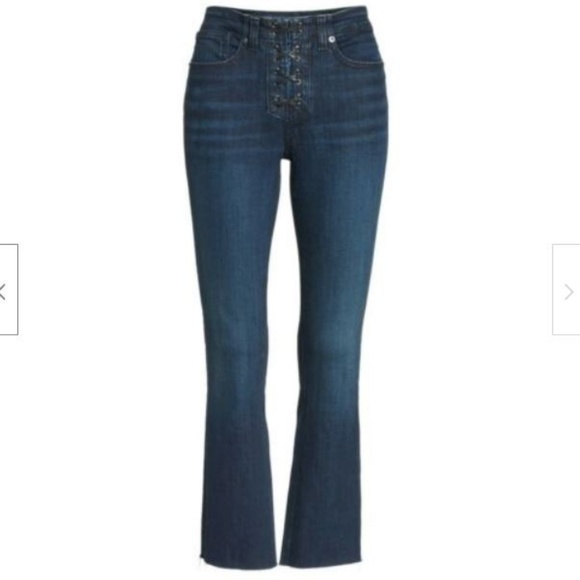 SOLD Veronica Beard Carolyn Lace Up Fly Mini Boot - Picture 8 of 8